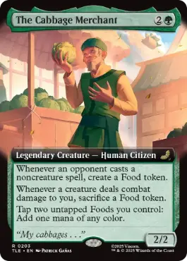 【ENG】【Foil】■拡張アート■《キャベツ売りの商人/The Cabbage Merchant》[TLE]