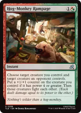 【ENG】【Foil】《イノザル大騒動/Hog-Monkey Rampage》[TLE]