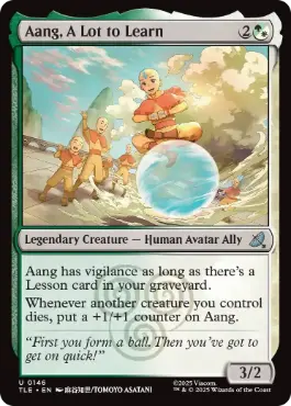 【ENG】【Foil】《未熟者、アン/Aang, A Lot to Learn》[TLE]