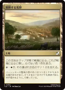 【JPN】【Foil】《興隆する荒野/Thriving Heath》[TLE]