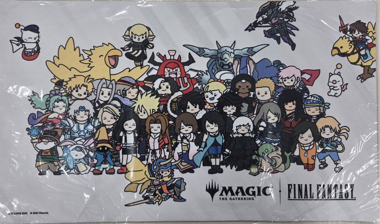 【サプライ】MTG FFコラボ ちびキャラプレイマット　未開封　限定プレイマット