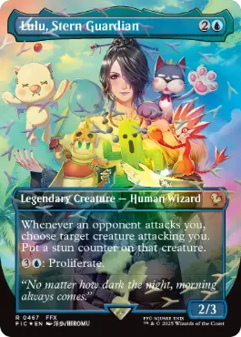 【ENG】【Foil】■チョコボトラック■《厳格なガード、ルールー/Lulu, Stern Guardian》[FIC]