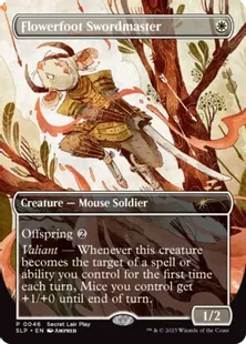 【ENG】■ボーダーレス■《花足の剣豪/Flowerfoot Swordmaster》[Secret Lair Prize]