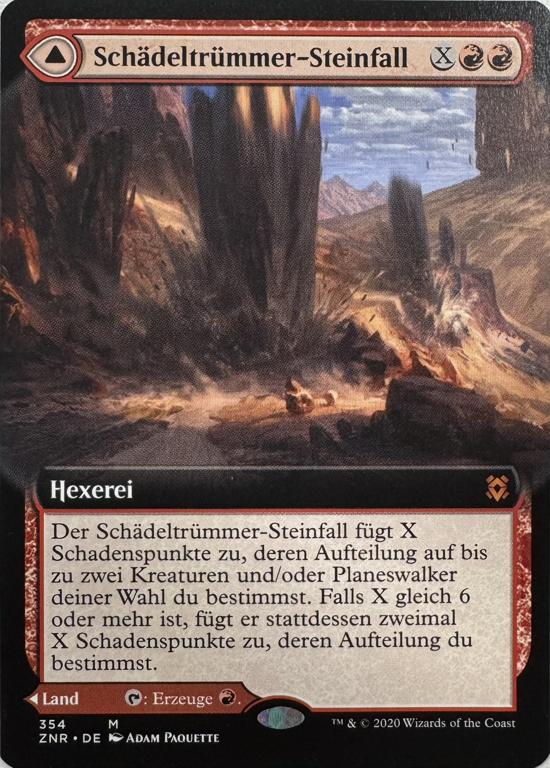 【GER】■拡張アート■《髑髏砕きの一撃/Shatterskull Smashing》[ZNR]