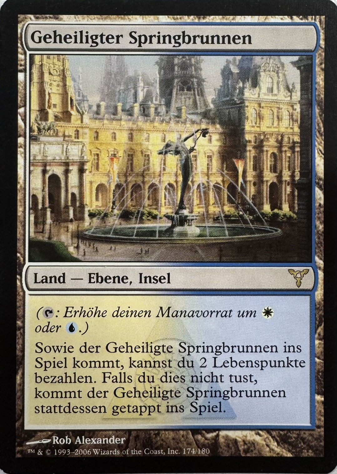 【GER】《神聖なる泉/Hallowed Fountain》[DIS]