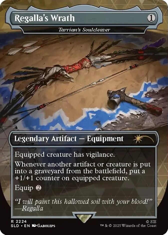 【ENG】【Foil】■ボーダーレス■《タリアンの魂断ち/Tarrian's Soulcleaver》(2223)[Secret Lair]