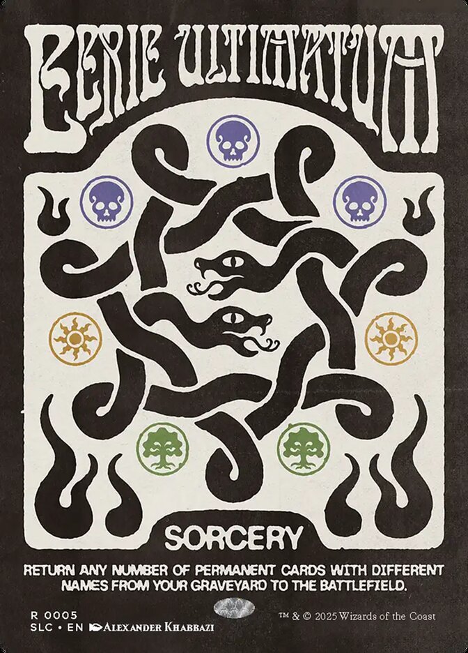 【ENG】■ボーダーレス■《奇妙な根本原理/Eerie Ultimatum》(0005)[Secret Lair]