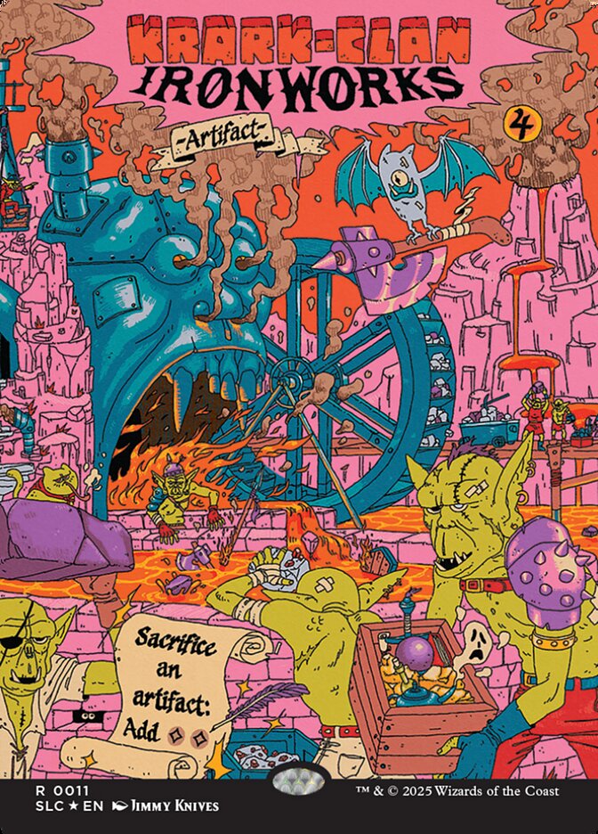 【ENG】■ボーダーレス■《クラーク族の鉄工所/Krark-Clan Ironworks》(0011)[Secret Lair]