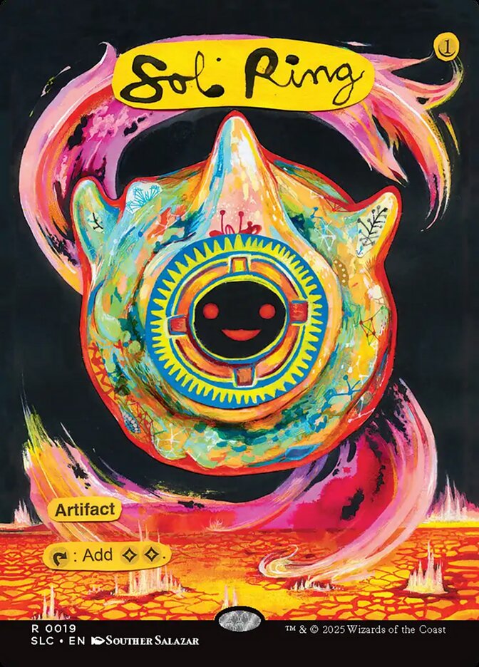 【ENG】【Foil】■ボーダーレス■《太陽の指輪/Sol Ring》(0019)[Secret Lair]