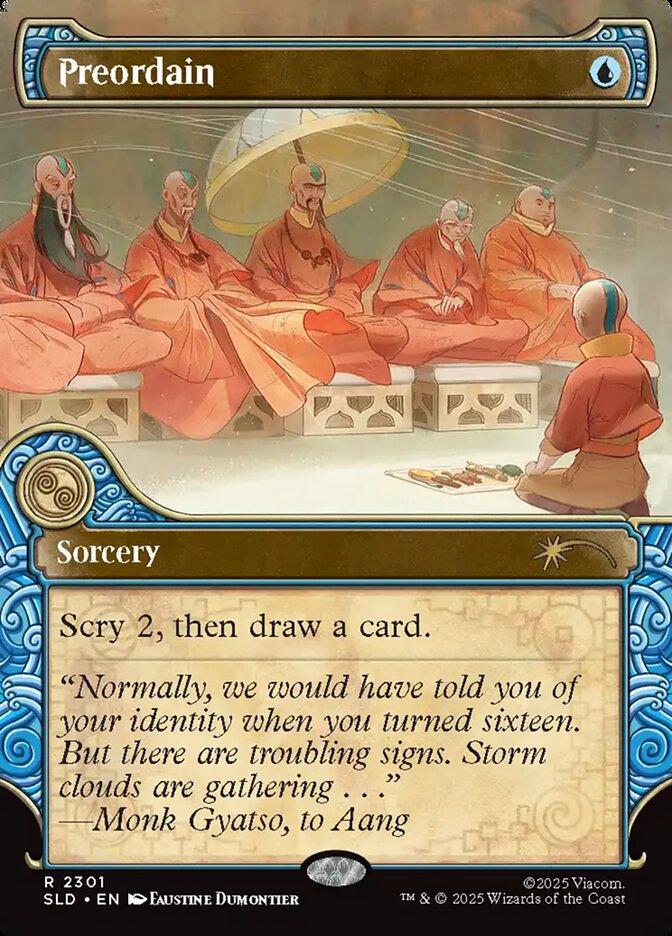 【ENG】【Foil】■ボーダーレス■《定業/Preordain》(2301)[Secret Lair]