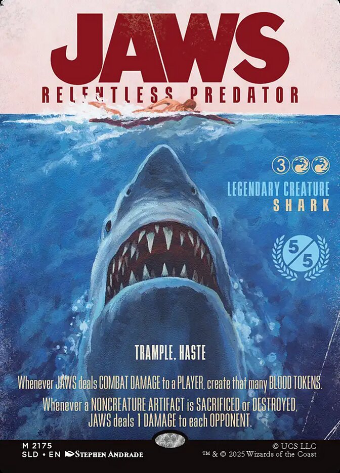 【ENG】■ボーダーレス■《Jaws, Relentless Predator》(2175)[Secret Lair]