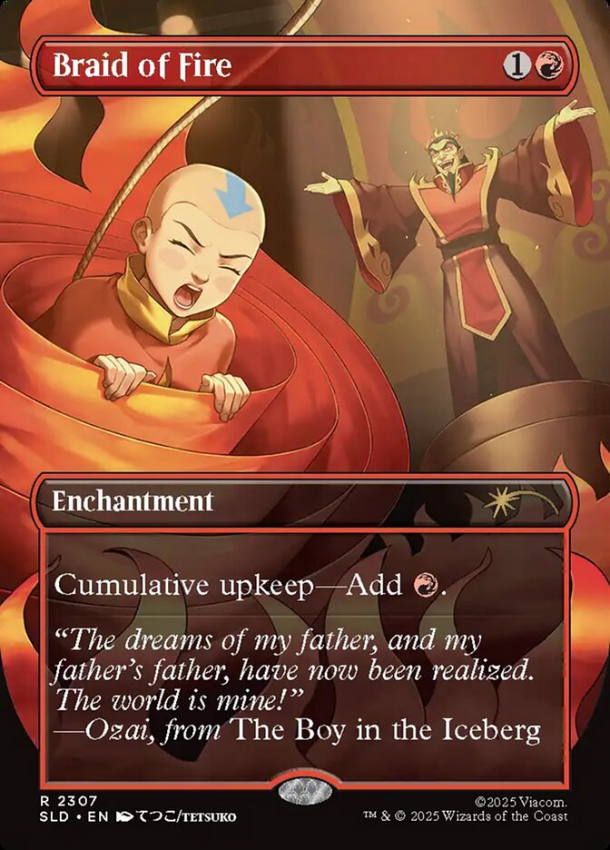 【ENG】【Foil】■ボーダーレス■《炎の編み込み/Braid of Fire》(2307)[Secret Lair]