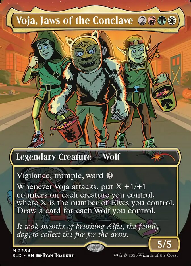 【ENG】【Foil】■ボーダーレス■《議事会の顎、ヴォジャ/Voja, Jaws of the Conclave》(2284)[Secret Lair]