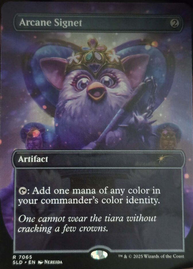 【ENG】【Foil】■ボーダーレス■《秘儀の印鑑/Arcane Signet》(7065)[Secret Lair]