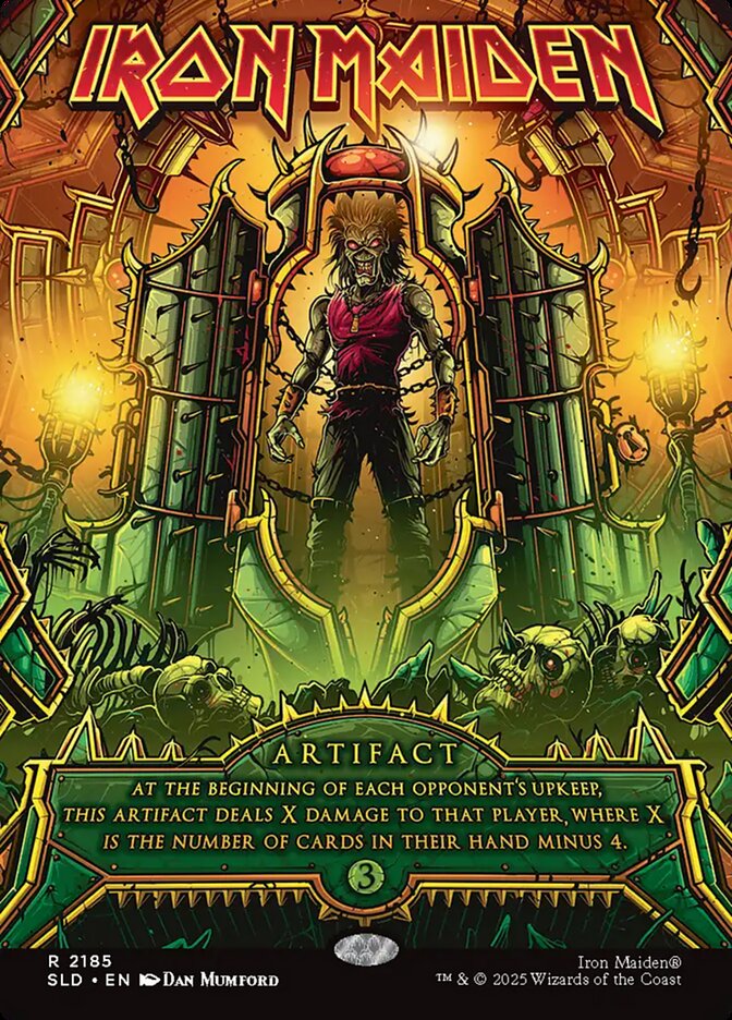 【ENG】【Foil】■ボーダーレス■《鉄の処女/Iron Maiden》(2185)[Secret Lair]