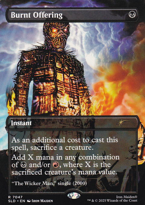 【ENG】■ボーダーレス■《Burnt Offering》(7047)[Secret Lair]